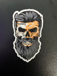 Bearded Brigade Face Tat Sticker