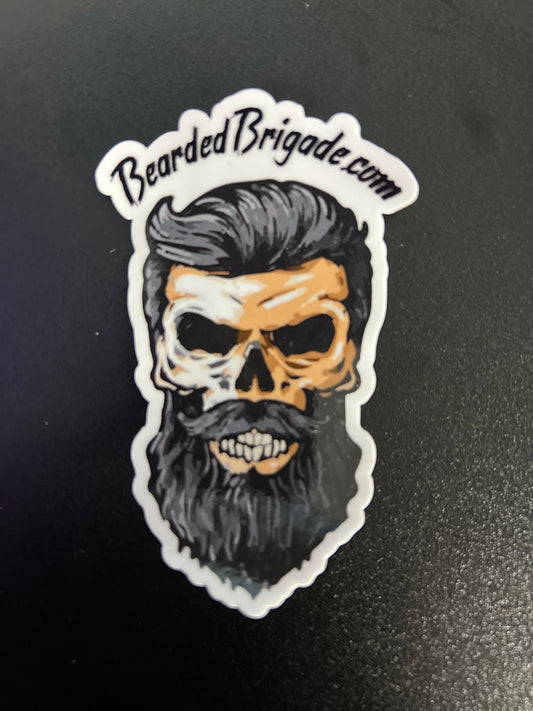 BeardedBrigade.com Sticker